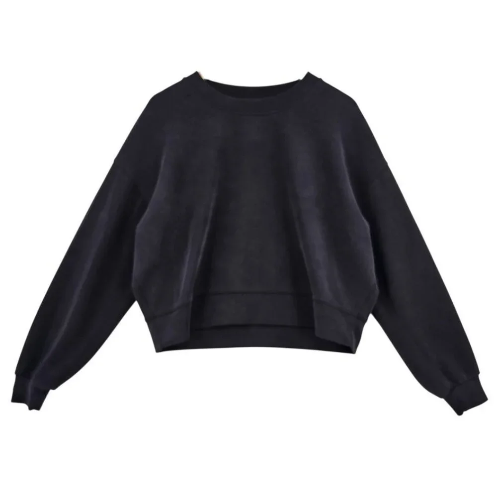 Lululemon Softstreme Perfectly Oversized Cropped Crew Sweatshirt - Picture 6 of 10